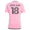 Original Fußballtrikot Inter Miami CF Jordi Alba Ramos 18 Heimtrikot 2024-25 Für Herren